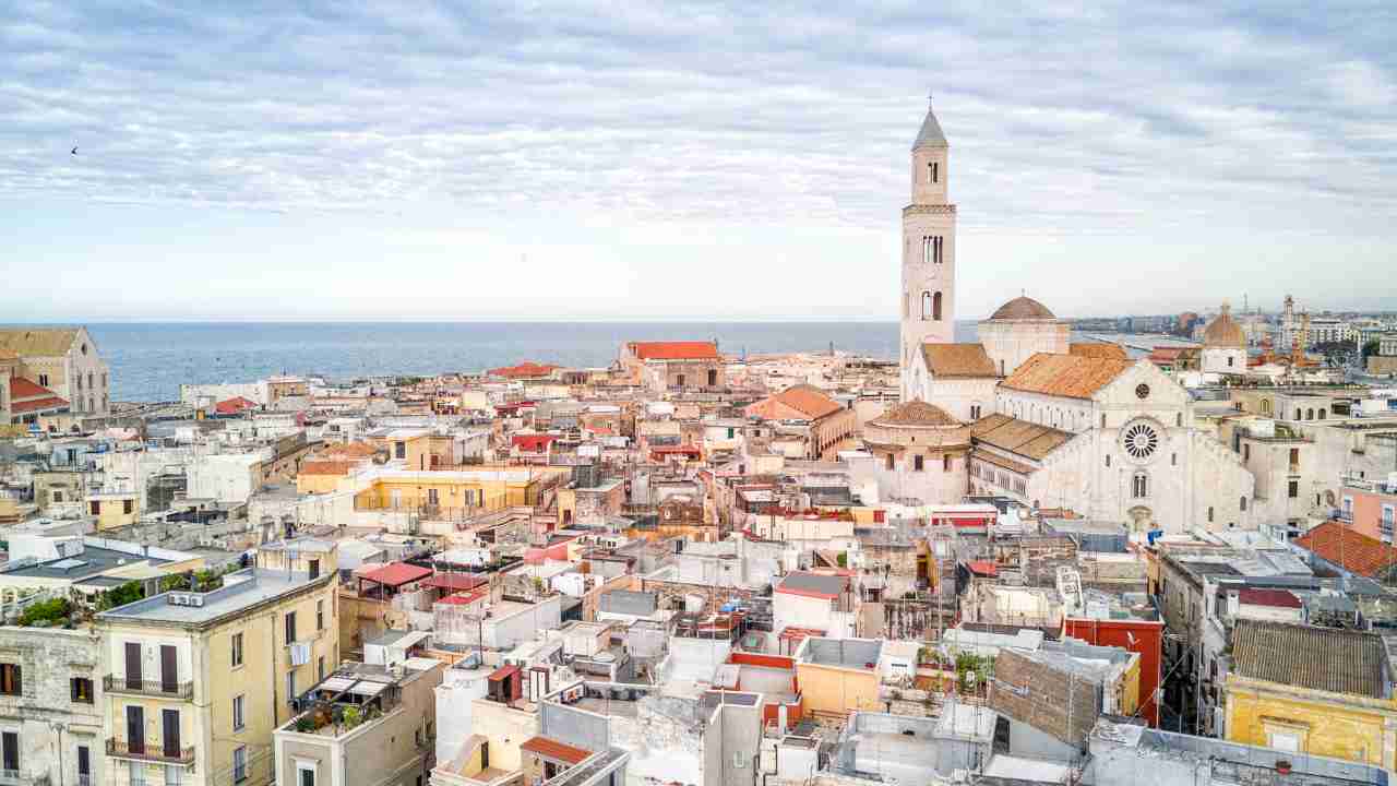 Bari vista dall'alto