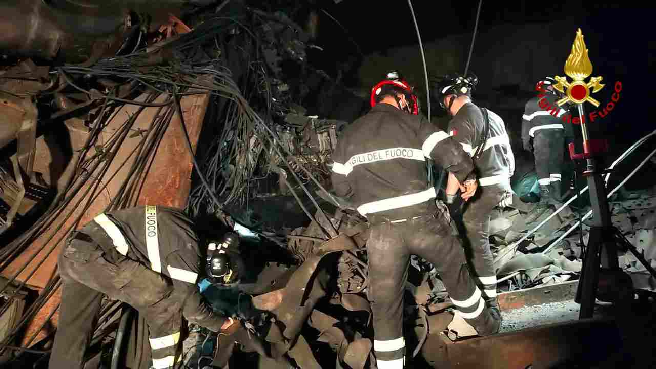 Esplosione centrale idroelettrica di Bargi, i Vigili del fuoco sul luogo